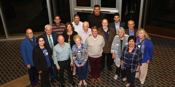 Group of alumni volunteers at a UCR board of directors event