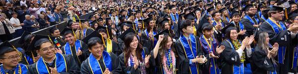 UCR Grdaduates at Commencement