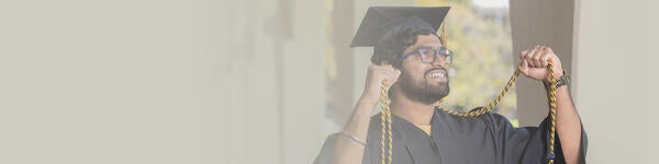 UCR Grad with Philanthropy Cord
