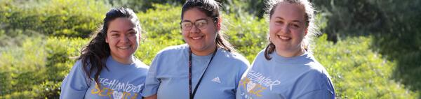 UCR student volunteers during Highlander Day of Service